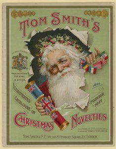 Tom Smith & Co Ltd, Novità di Natale, Crackers di Natale, Copertina del dépliant da English School