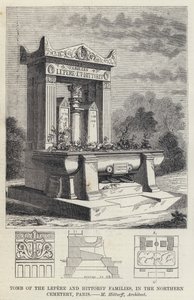 Tomba delle Famiglie Lepere e Hittorff, nel Cimitero Settentrionale, Parigi