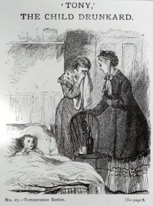 Tony, il bambino ubriaco, c.1860 da English School