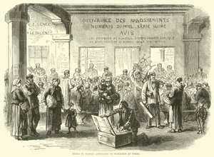 Strumenti in pegno restituiti agli operai a Parigi, dicembre 1870 da English School