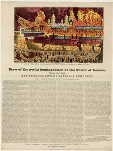 Incendio della Torre di Londra, 1841