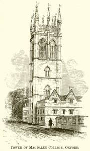 Torre del Magdalen College, Oxford da English School