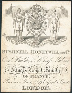 Biglietto commerciale, Bushnell, Honeywill and Co da English School