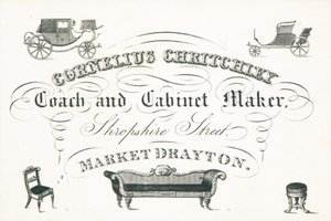 Cartolina commerciale, Cornelius Critchley da English School