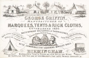 Cartolina commerciale, George Griffin da English School