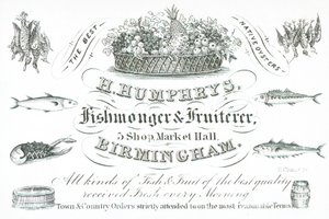 Biglietto commerciale, H Humphreys da English School