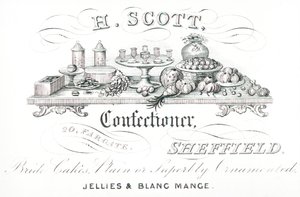 Cartolina commerciale, H Scott
