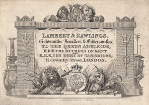 Biglietto commerciale, Lambert & Rawlings da English School