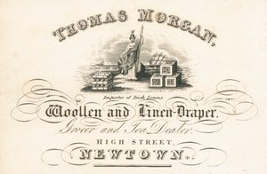 Biglietto commerciale, Thomas Morgan da English School