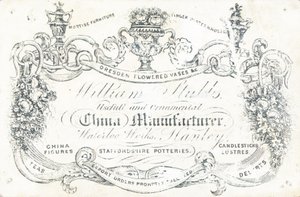 Cartolina commerciale, William Stubbs da English School