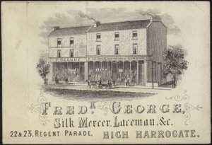 Biglietto commerciale per Frederick George da English School