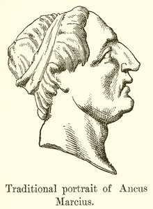 Ritratto tradizionale di Anco Marzio