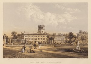 Trentham Hall, Staffordshire da English School