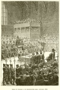 Processo di Carlo I nella Westminster Hall, Gennaio 1649 da English School