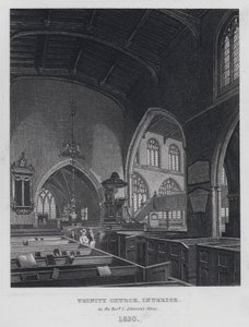 Chiesa della Trinità, Interno, al tempo del Reverendo C. Simeon da English School