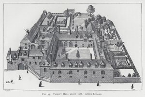 Trinity Hall circa 1688, dopo Loggan