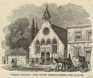 Chiesa della scuola Trinity a Bethnal Green da English School