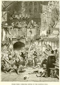 Tempi Tudor - Festeggiamenti di Natale nella Sala Baronale da English School