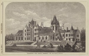 Tyntesfield, vicino a Bristol, Somerset, Architetto Mr John Norton da English School