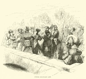 Sotto la legge marziale, marzo 1871 da English School