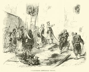 Scoprendo truppe nascoste, gennaio 1871 da English School