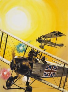 Scena di aviazione non identificata da English School