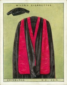 Toghe e Abiti Universitari: Università di Edimburgo, Dottore in Medicina, MD, Edin