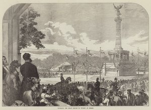 Inaugurazione della Colonna della Vittoria di Sedan a Berlino da English School