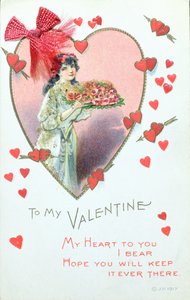 Biglietto di San Valentino, 1917