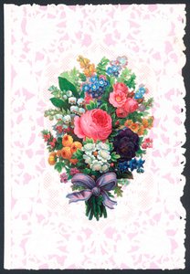 Biglietto di auguri floreale per San Valentino da English School