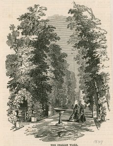 Giardini di Vauxhall, Londra: La passeggiata italiana da English School