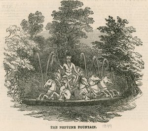 Giardini di Vauxhall, Londra: La fontana di Nettuno da English School