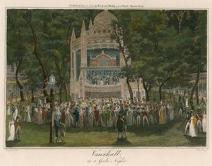 Vauxhall Gardens, Londra, in una notte di gala