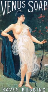 Pubblicità di rivista del sapone Venus da English School