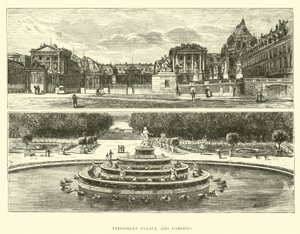 Palazzo e giardini di Versailles da English School
