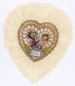 Cartolina di San Valentino vittoriana da English School