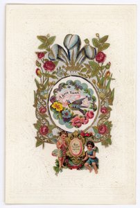 Cartolina di San Valentino vittoriana da English School
