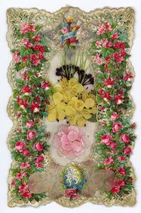Cartolina di San Valentino vittoriana da English School