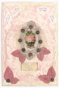 Cartolina di San Valentino vittoriana