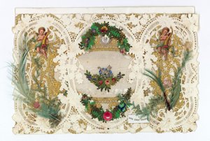Cartolina di San Valentino vittoriana