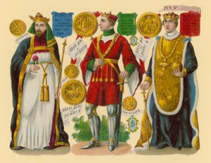 Ritaglio vittoriano: Re Enrico IV, Re Enrico V, Re Enrico VI