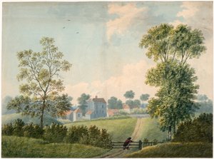 Vista sul retro di Kilburn Wells da English School