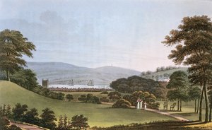 Vista dal Forte, vicino a Bristol, 1802 da English School