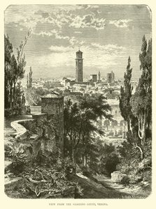 Vista dal Giardino Giusti, Verona da English School