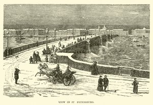 Veduta di San Pietroburgo da English School
