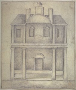 Veduta del Teatro di Blackfriars, c.1650 da English School