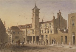 Vista di Bridge House in Bridge Yard, Tooley Street, 1846