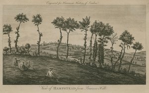 Vista di Hampstead da Primrose Hill da English School
