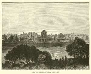 Veduta di Gerusalemme da est da English School