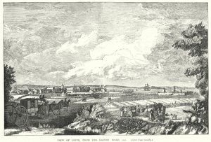 Veduta di Leith, dalla Easter Road, 1751 da English School